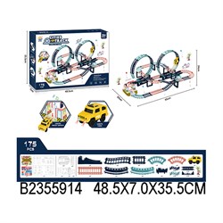 Автотрек 562-15A на батарейках в коробке 2355914