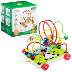 Лабиринт-каталка "Коровка" вид 2 D0044-2