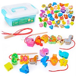 Шнуровка "В мире животных" 42 предмета D1606-1