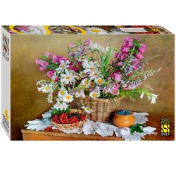 Пазл 1500 Натюрморт с ромашками 83084 Степ 83084