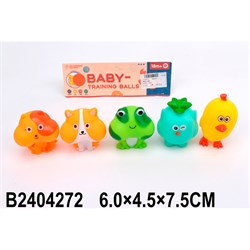 Набор резиновых игрушек W8642, 5 шт. в пак. 2404272