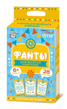 Игра настольная "Фанты" Для веселой компании. Серия АКТИВ time 04343
