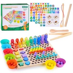 Развивающий модуль с шариками в коробке D1160