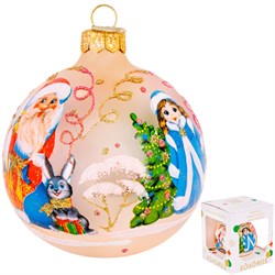 Шар 80мм Дед Мороз и Снегурочка КУ-80-244052 КУ-80-244052