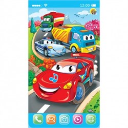 Телефончик Веселые машинки 5 стихов,6 потешек ИМ-7080 ИМ-7080