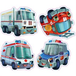 Пазл мягк. для малышей ВАЖНЫЙ ТРАНСПОРТ П-5803 П-5803