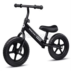 Беговел 12" Rocket, колеса EVA, цвет чёрный R0044-BK