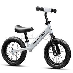 Беговел 12" Rocket R0043NEW-GR, колеса надувные, цвет серый R0043NEW-GR