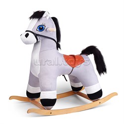 Качалка Конь Вегас, музыкальная, цвет серый 98070601