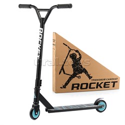 Самокат трюковый ROCKET,колеса PU/пластик 100 мм,ABEC 7 R0061.LBL