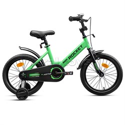 Велосипед 16" Rocket Juster, цвет зеленый 16.JUSTER.GN.26
