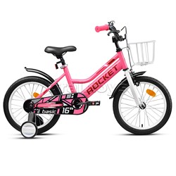 Велосипед 16" Rocket Basic, цвет розовый 16.BASIC.PK.26