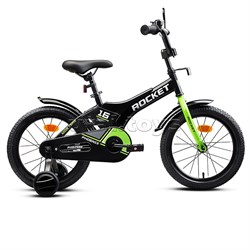 Велосипед 16" Rocket Phoenix, цвет черно/зеленый 16.PHOENIX.BK/GN.26