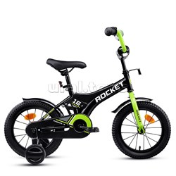 Велосипед 16" Rocket Phoenix, цвет черно/зеленый 16.PHOENIX.BK/GN.25