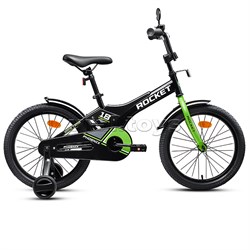 Велосипед 18" Rocket Phoenix, цвет черно/зеленый 18.PHOENIX.BK/GN.26