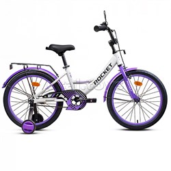 Велосипед 20" Rocket Gem, цвет белый/фиолетовый 20.GEM.WT/PR.26