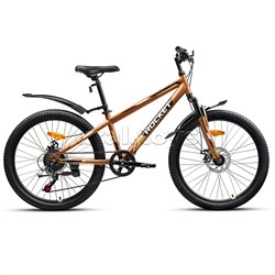 Велосипед 24" Rocket Aries 1.0 , цвет коричневый, размер 13" 24SD.ARIES1.13BR.25