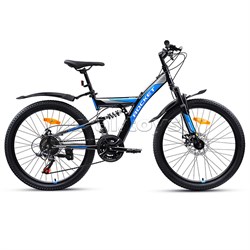 Велосипед 24" Rocket Azkar, цвет черный/синий, размер 15" 24SD.AZKAR.15BK/BL.25