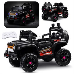 Электромобиль детский "Супер машина" (цвет черный) MH -838