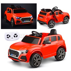 Электромобиль "Супер вояж" на аккумуляторе, с р/у управлением, в коробке (красный) U023435Y