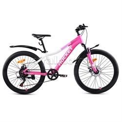 Велосипед 24" Rocket Vela alloy Pro, цвет розовый, размер 13" 24AD.VELAALLOY.13PK.25