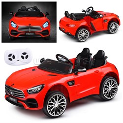 Электромобиль "Кабриолет" на аккумуляторе, с р/у управлением, в коробке (красный) U023437Y