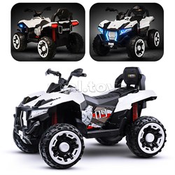 Квадроцикл "Тайфун" на аккумуляторе, в коробке (белый) U014084Y