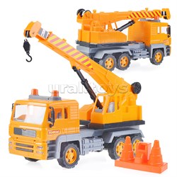 Автомобиль-кран "Алмаз" инерционный (в сеточке) 86716