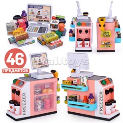Игровой набор супермаркет "Универсам" (46 предметов) в коробке 668-138