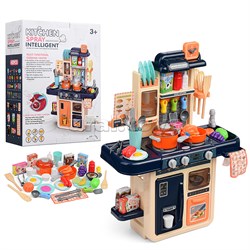 Игровой набор кухня "Время игры"  цвет синий, в коробке MJL-708