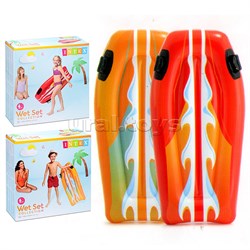 Плотик надувной «Джой Райдер», с ручками, 112 х 62 см, от 6 лет, цвета микс, 58165NP INTEX UT-58165NP