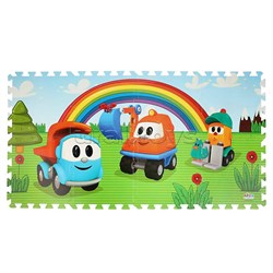 Коврик-пазл "Грузовичок Лёва" (8 сегментов) UT-FS-GL