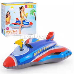 Игрушка надувная для плавания "Истребитель" 117*104 см, 2 цвета, от 3-х лет, 57531NP INTEX UT-57531NP