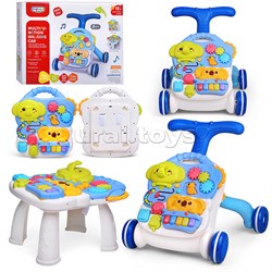Игровой центр-Каталка "Слоник и коала" цвет голубой, 3 в 1 в коробке UT-368-57B