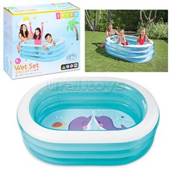 Бассейн надувной «Мои морские друзья», 163 х 107 х 46 см, от 3 лет, 57482NP INTEX UT-57482NP