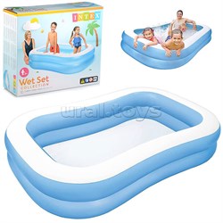 Бассейн надувной «Семейный»,203X152X48 см, 57180NP INTEX UT-57180NP