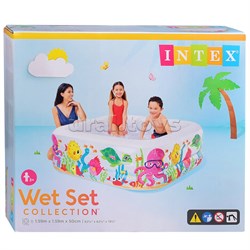 Бассейн надувной «Аквариум», 159 х 159 х 50 см, от 3 лет, 57471NP INTEX UT-57471NP