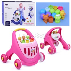 Ходунки "Веселые зверята" с сортером, в коробке UT-QX-91158E