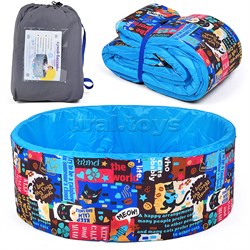 Сухой бассейн "Коты черные" (100см х 30см) UT-472361