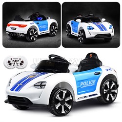 Электромобиль "Полиция" на аккумуляторе, в коробке UT-U014090Y