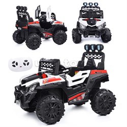 Электромобиль "Загородный движ" на аккумуляторе, с р/у управлением, в коробке (белый) UT-U023400Y