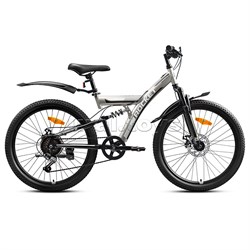 Велосипед 24" Rocket Azkar Pro, цвет серый, размер 15" UT-24SD.AZKARPRO.15GR.26