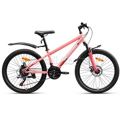Велосипед 24" Rocket Aries 2.0 , цвет розовый, размер 13" UT-24SD.ARIES2.13PK.26