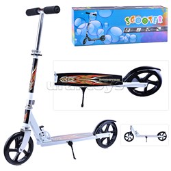 Самокат 2-х кол., черный, PU/ 200 мм, ABEC 7, в коробке UT-U038174Y