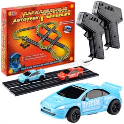 Автотрек "Параллельные гонки" в коробке UT-815