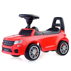Каталка-автомобиль "SuperCar" №6 со звуковым сигналом (красная) UT-84590