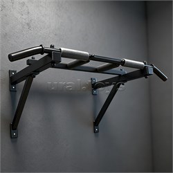 Турник мультихват настенный черный с черными ручками UT-520116