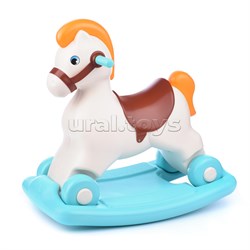 Каталка-качалка "Пони" сафари (бирюзовый) UT-96104