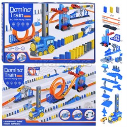 Игровой набор "Паровоз с домино" в коробке UT-B7814