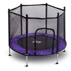 Батут ROCKET, d=140, внешняя сетка высотой 88 см., общая высота 122 см. фиолетовый UT-R0170